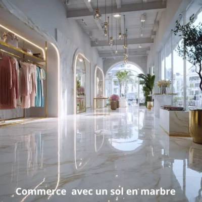 Commerce avec un sol en marbre (2)